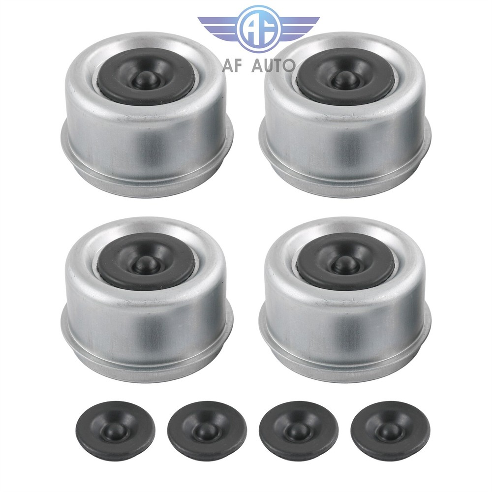 4Pcs 2.44" Dexter EZ Lube Rubber Plug Dust Cap Grease Cover Trailer Axle Hub