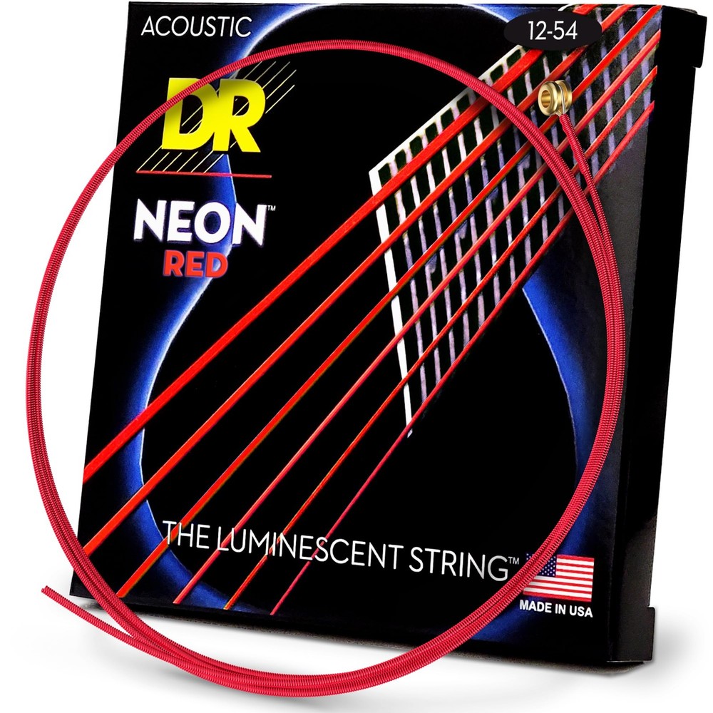 DR Strings NRA-12 Hi-Def Neon Black