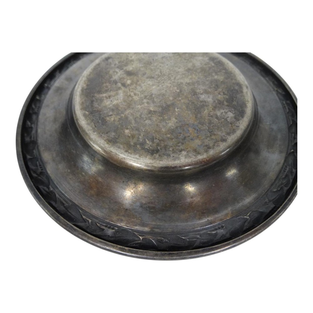 Wm A Rogers Silverplate 5 1/2" Round Coaster Dish Plate Meadowbrook Pattern