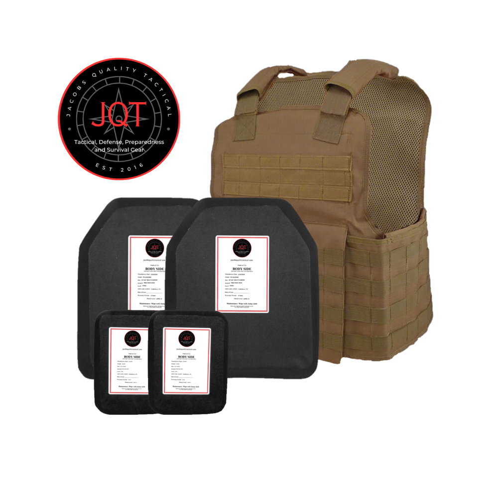 JQT Muircat Level 3+ Polyethene Body Armor Bundle Level III+