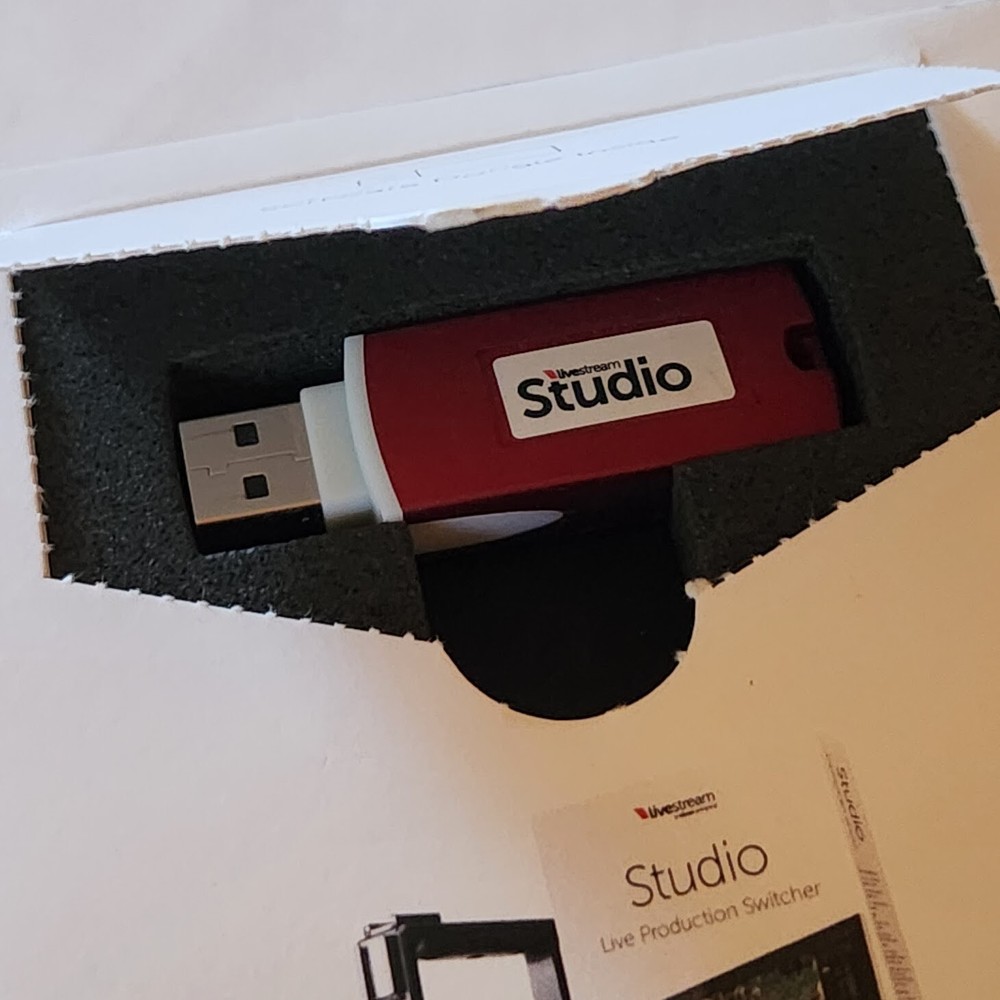 Vimeo Livestream Studio USB Dongle & Studio Surface