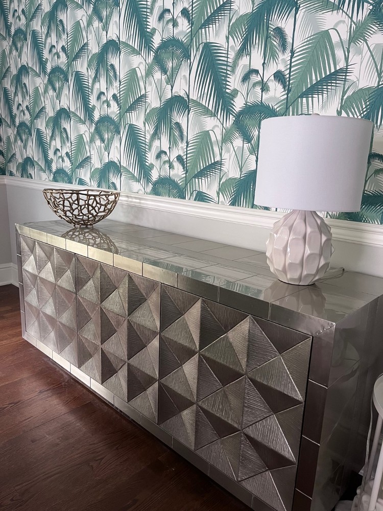 credenza sideboard buffet silver jonathan adler