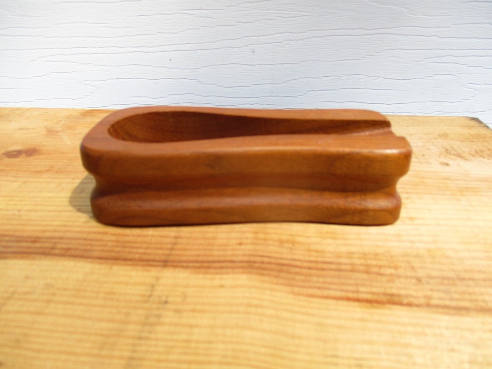 Vintage Decatur Pipe Rest Single Wood Walnut