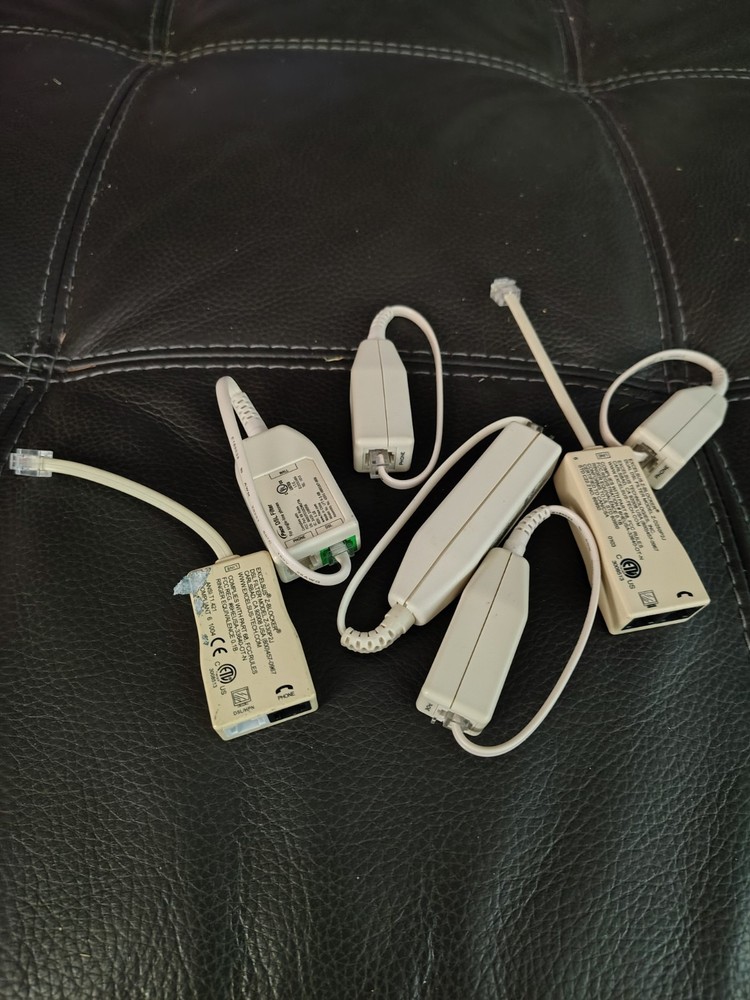 7 assorted some 2-Wire DSL Filter LFT 4-1-GB  DSL Phone Line Bundle as pictured