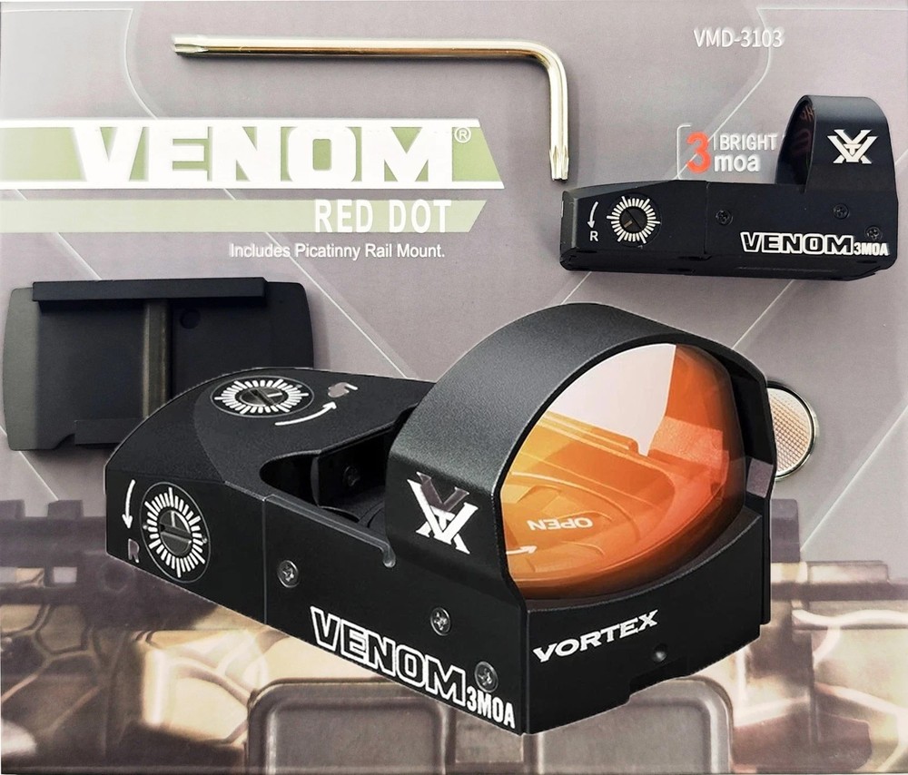 Vortex Venom Red Dot Sight 3 MOA - Black (VMD-3103)