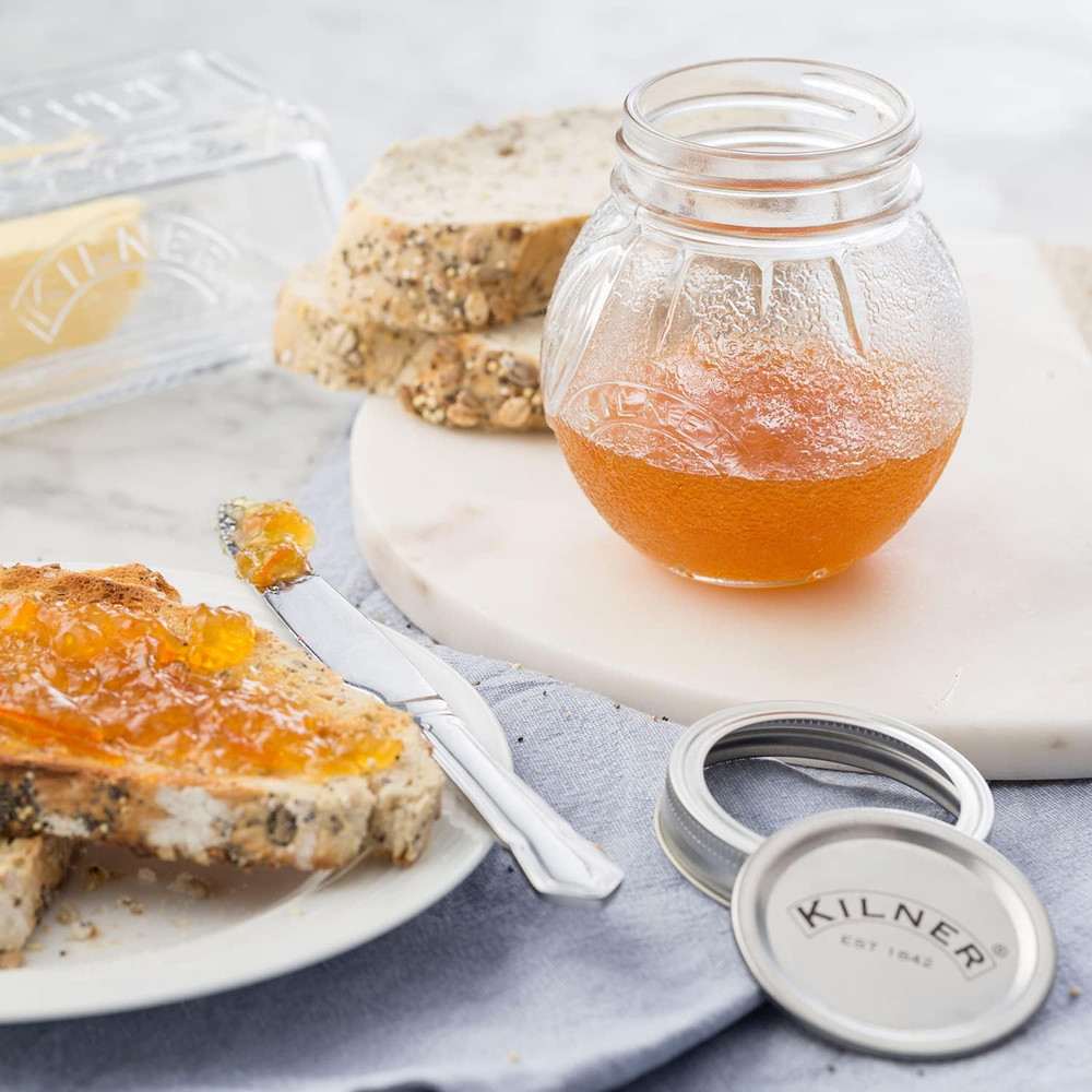 13.5 oz Orange Fruit Jar