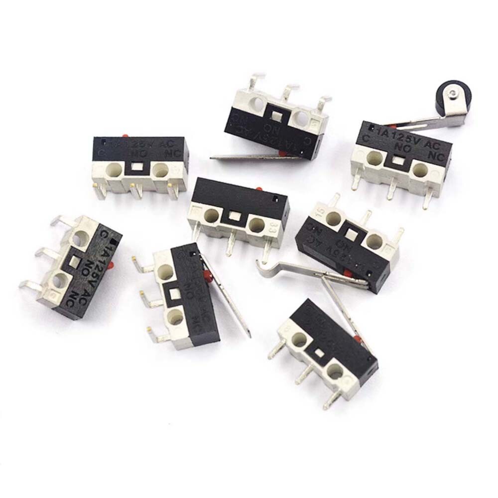 Ultra Mini Microswitch 1A 125V AC Limit Switch Mouse Button or Lever 3D Printer