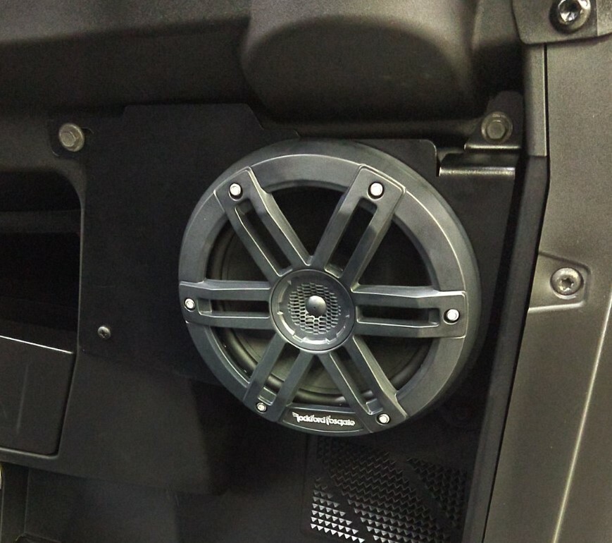 2018 - 2024 Polaris Ranger XP 1000 / 1000 Dash Speaker Mounts - No Modifications