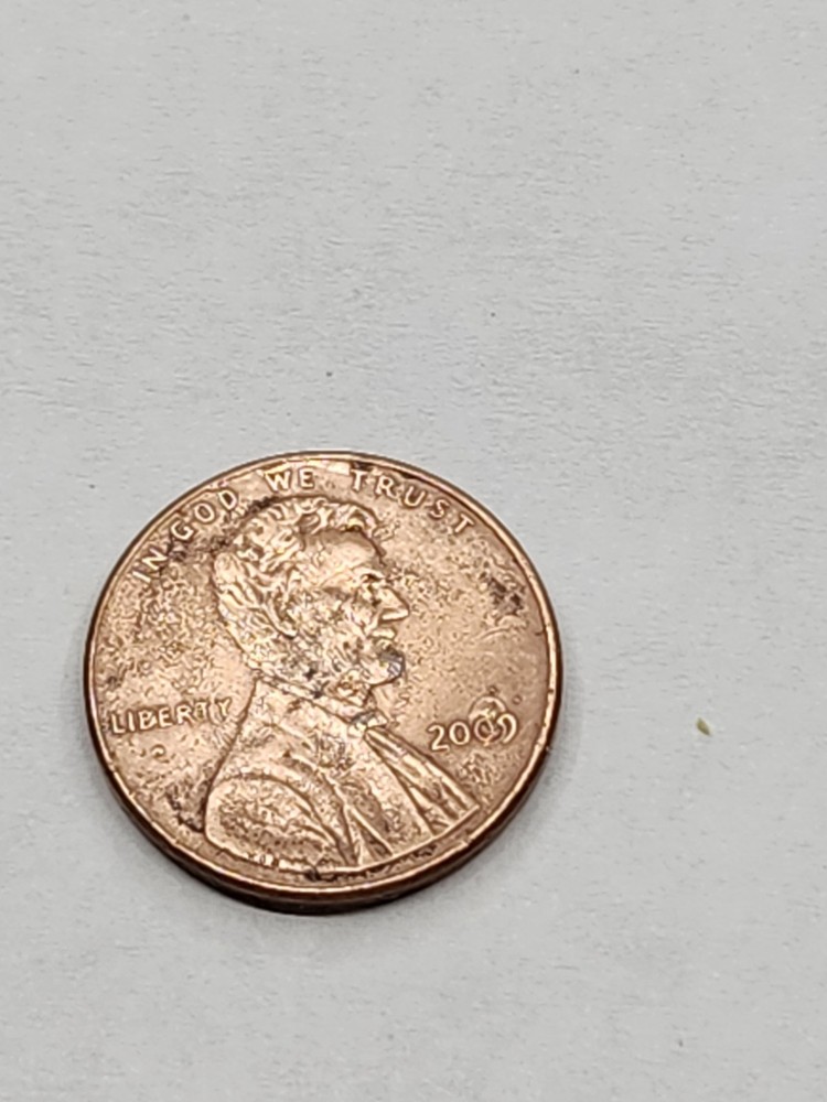 2009 Lincoln Bicentennial Cent – “Prof. Life” – Error Die – No Mint Mark Cleaned