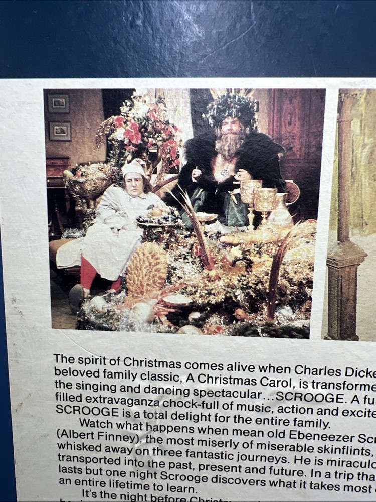 SCROOGE CED Videodisc RCA Selectavision CBS FOX 1983