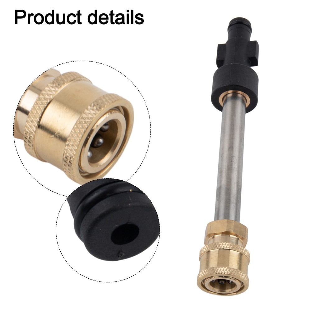 Compact Design Pressure Washer Adapter Compatible with Various Nozzles