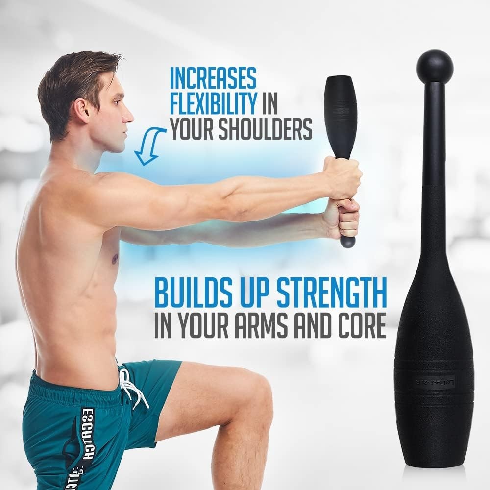 Mace Exercise Clubs - Durable Polypropylene for Ultimate Strength & Flexibility