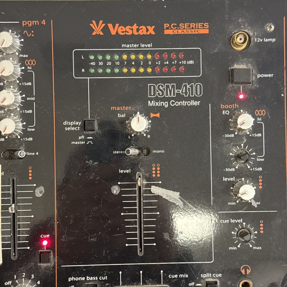 Vestax DSM-410 DJ Mixing Controller- As Is