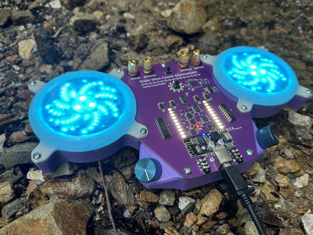Scalar Wave Cosmic Communicator healing crystal edition