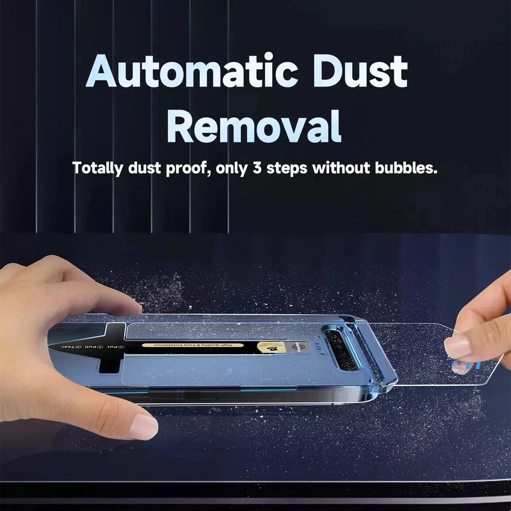 2-Pack Magic Auto Alignment Privacy Screen Protector For iPhone 17 15 14 13 12