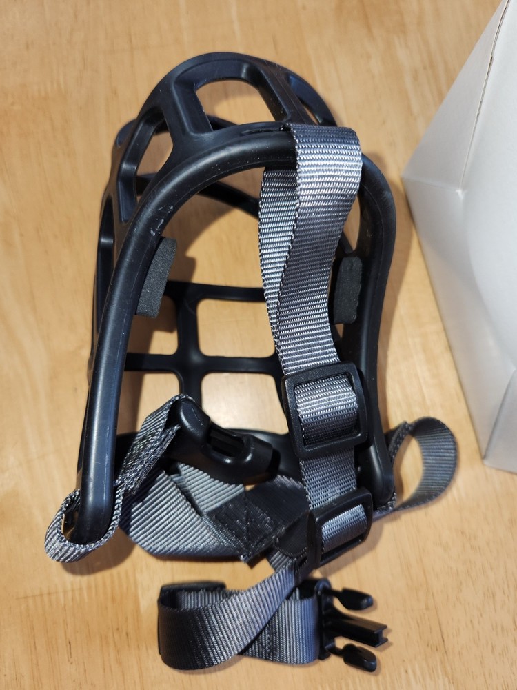adjustable basket muzzle for dogs large black