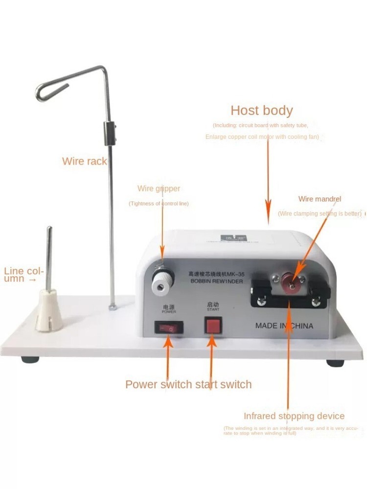 MK-35 Template Machine Winding Machine Sewing Thread Spindle Winding Machine