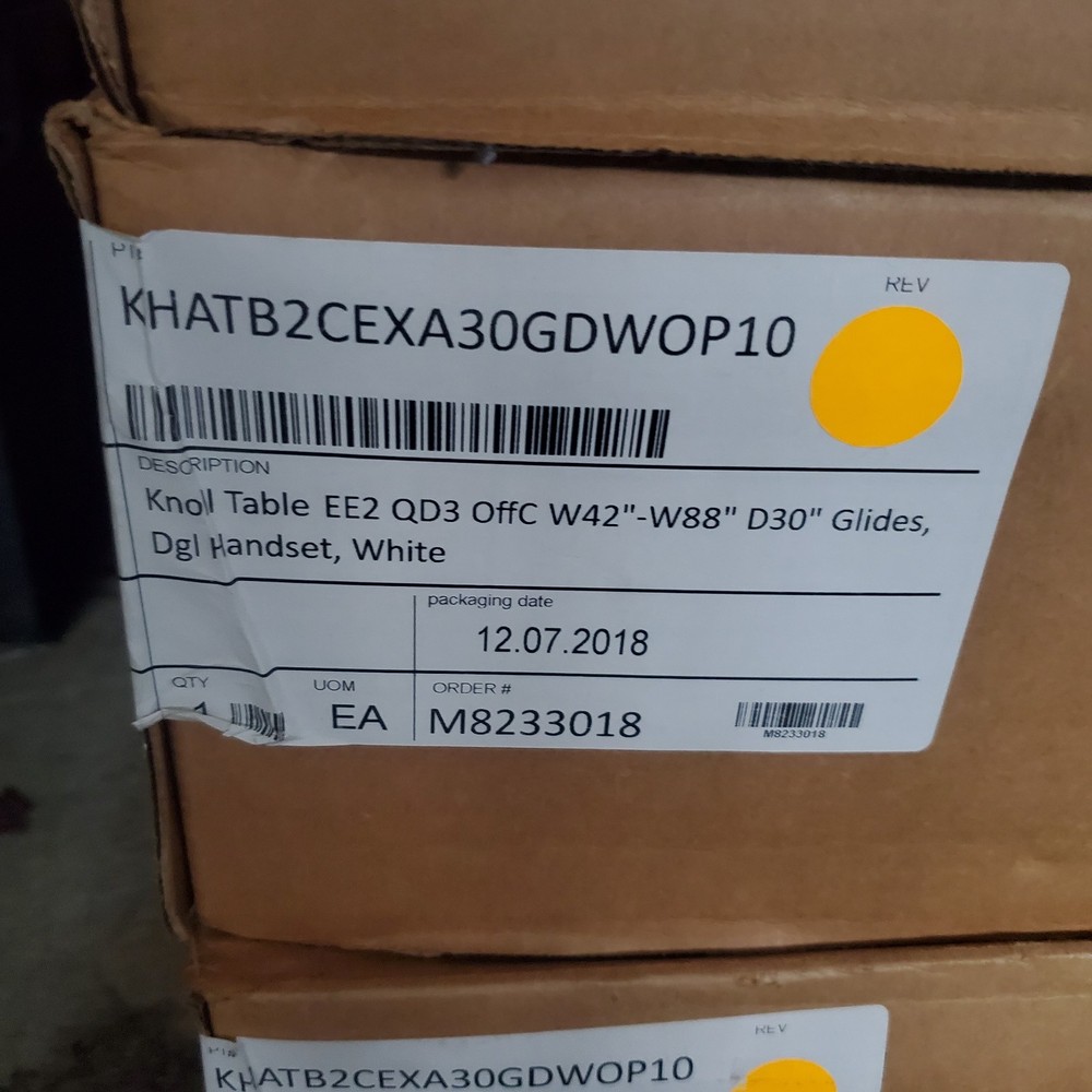 Knoll K-Stand Height Adjustable Base For Table