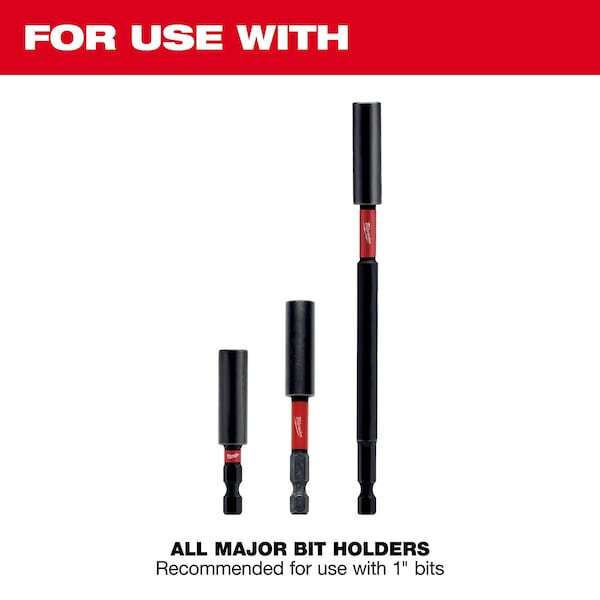 Milwaukee Tool 48-32-4616 Shockwave Impact Hex Insert Bit Set -9Pc