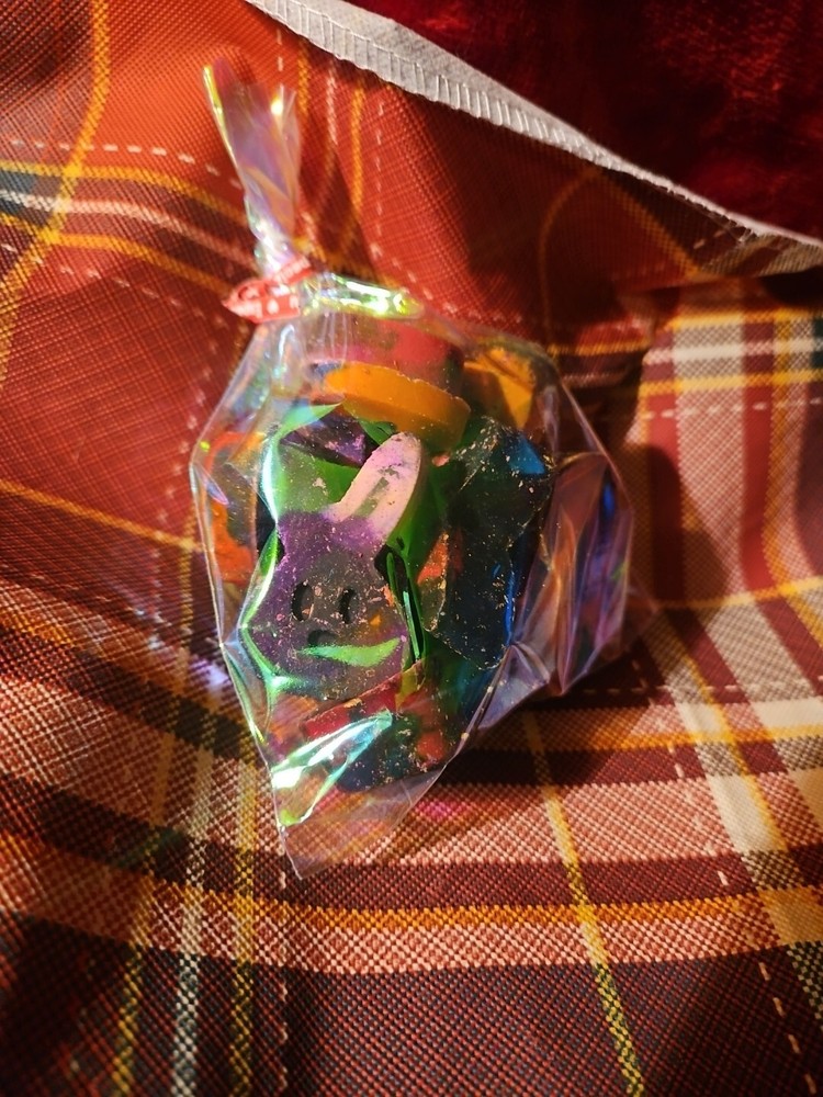 Easter Bunny Rabbit Multi Colored Crayons 10 In Bag Easter Basket