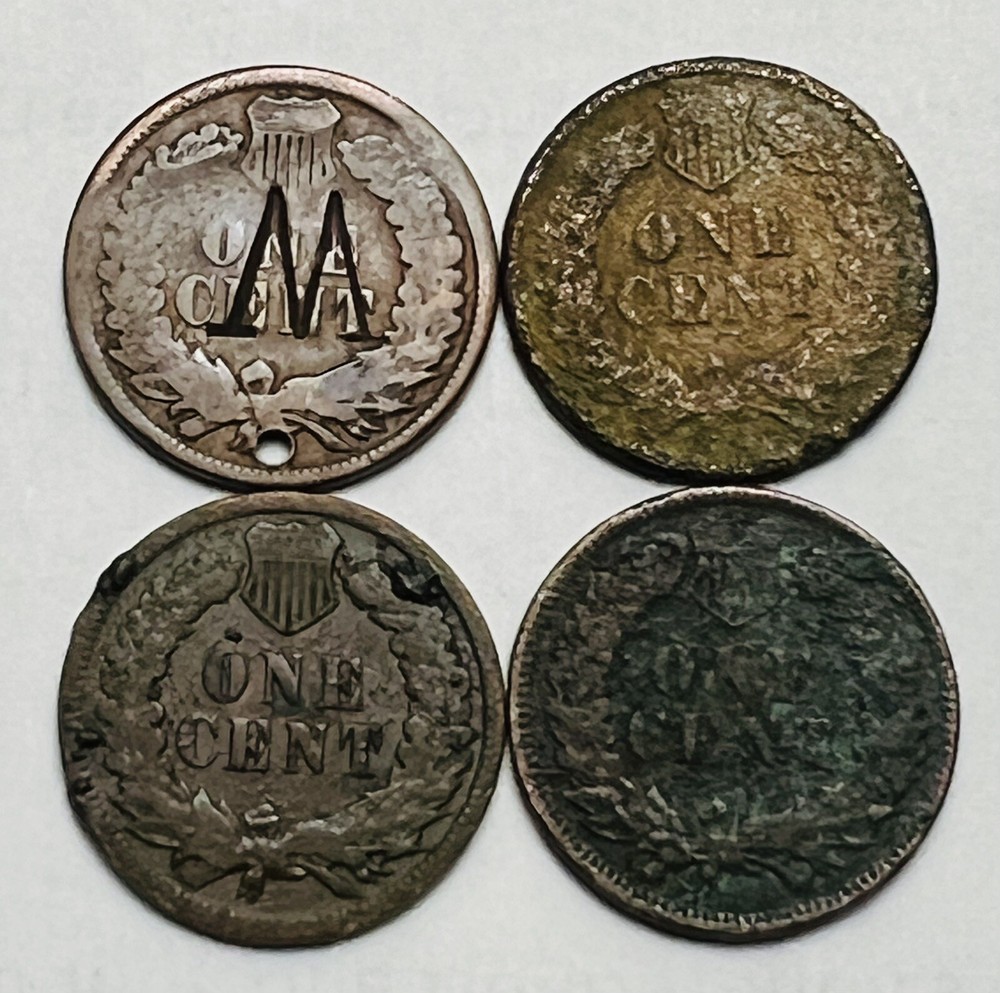 4 Indian Cents