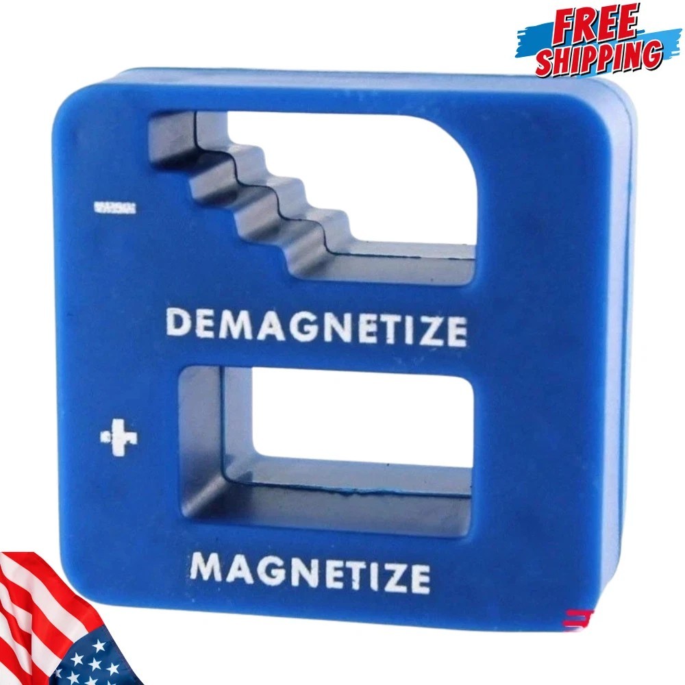 MAGNETIZER DEMAGNETIZER MAGNETIC TOOL FOR SCREWDRIVER TIPS SCREW BITS