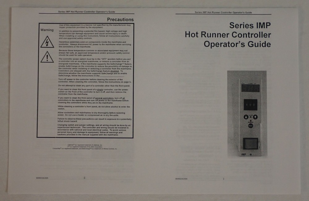 NEW UNUSED PLASTIC PROCESS EQUIPMENT PPE IMP15 HOT RUNNER TEMPERATURE CONTROL