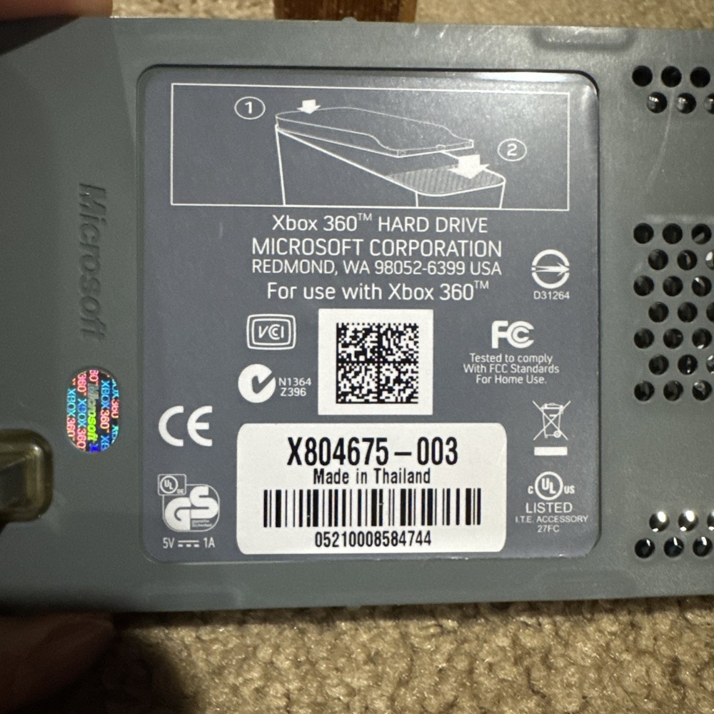 Microsoft Xbox 360 HDD Hard Drive