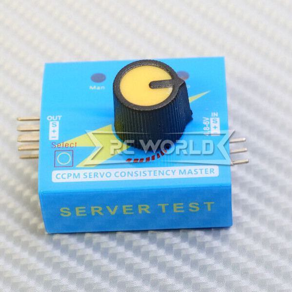 RC SERVO Tester Servo ESC Controller Up to 3 Servos