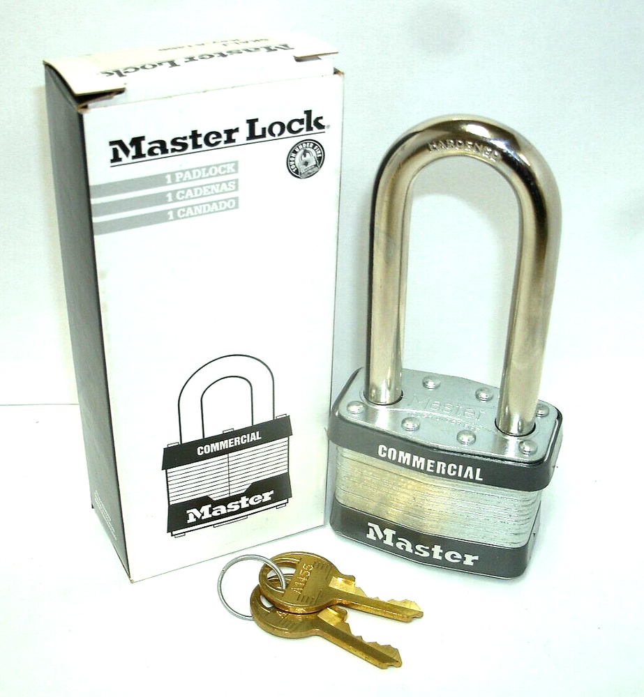Master #5, 5KALJ-Laminated Padlock-3/8" Shackle-NEW!