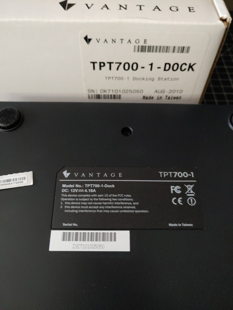 Vantage TPT700-1-DOCK