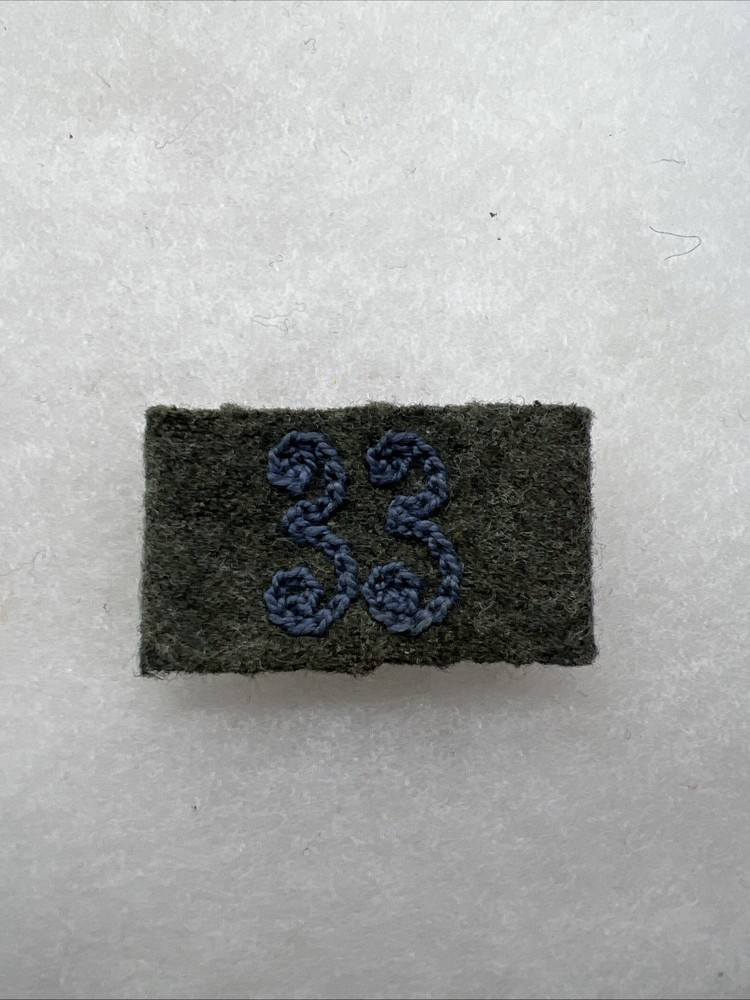 WW2 German Army 33rd Transportation Regiment Shoulder Board Loop (CC780