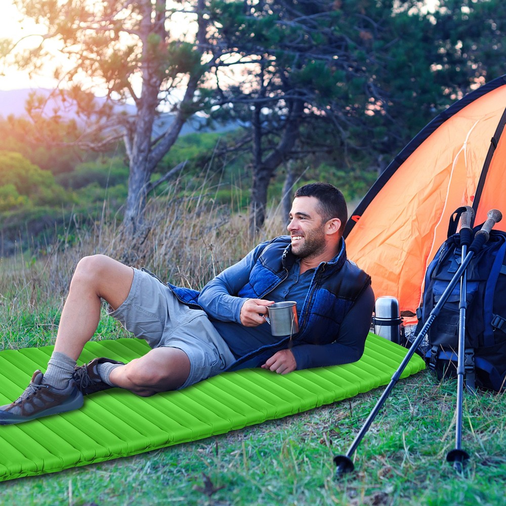 3 Inch Inflatable Camping Sleeping Pad Waterproof & Comfortable Sleeping Mat