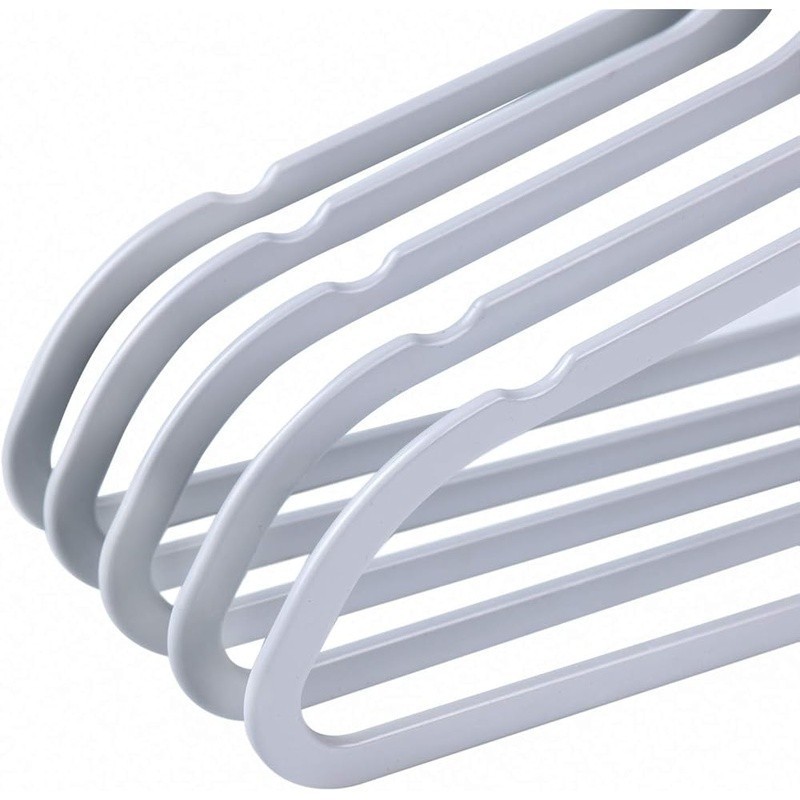 Heavy Duty Anti Rust Plastic Hangers Fast Easy Clothes Hanging Solution New
