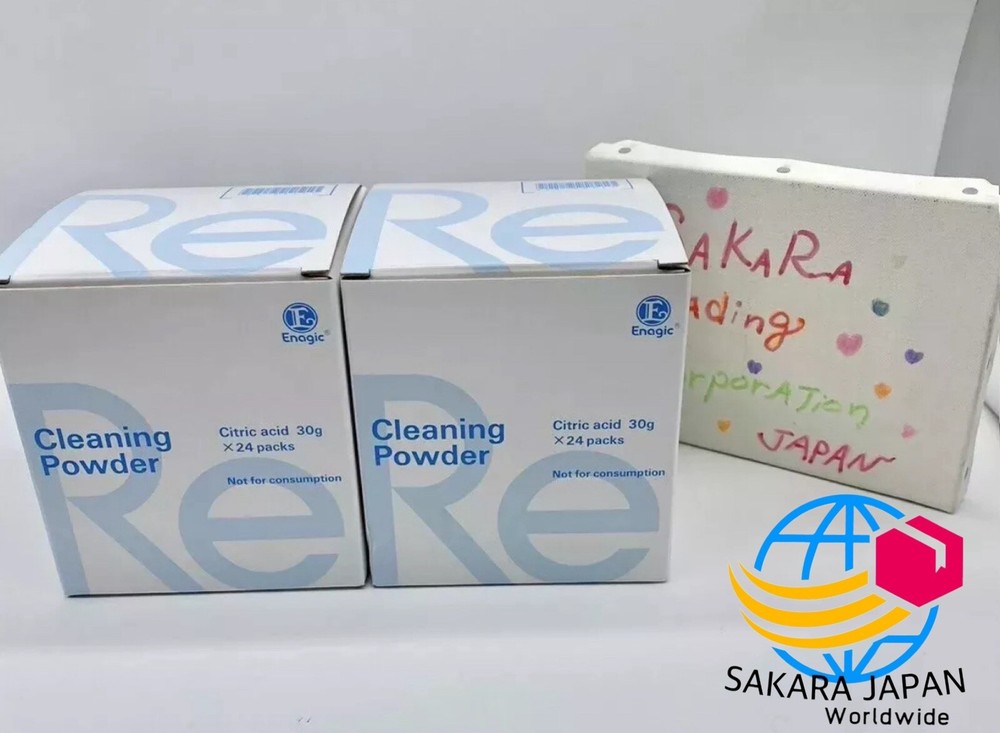 Set Of 2 Boxes Cleaning Powder 48 pcs KANGEN ENAGIC Alkaline Water LEVELUK 96P