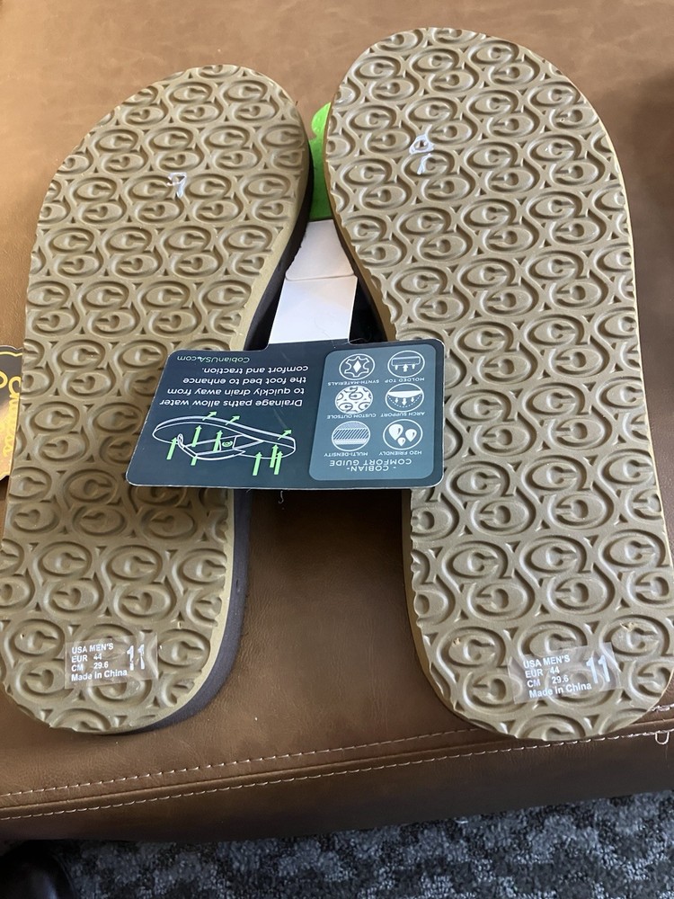 cobian Draino flip flops mens 11