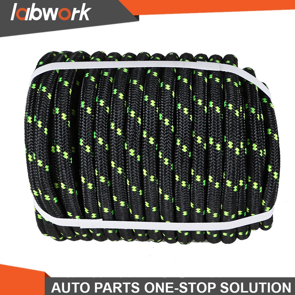 Labwork Double Braid Polyester Bull Rope 6180Lbs Breaking Strength 1/2" × 200'