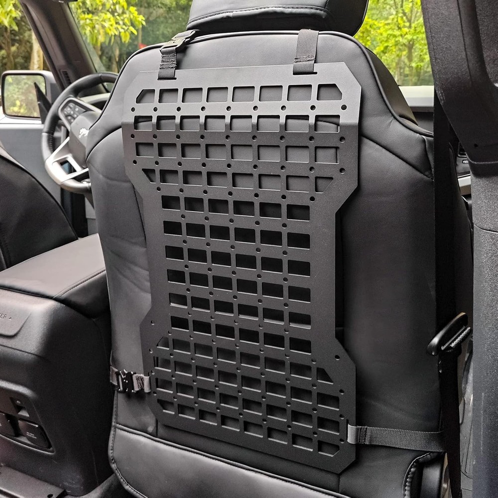 MAIKER 2pcs Tactical Rigid Molle Aluminum Insert Panel Seat Back Organizer Mo...
