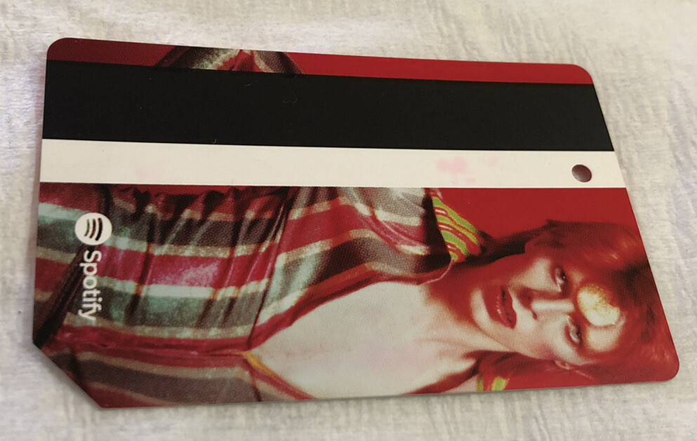 DAVID BOWIE NYC TRANSIT METRO CARD