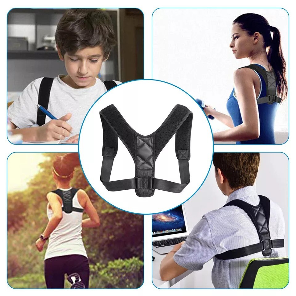 Adjustable Posture Corrector Back Shoulder Support Correct Brace Belt Men Women
