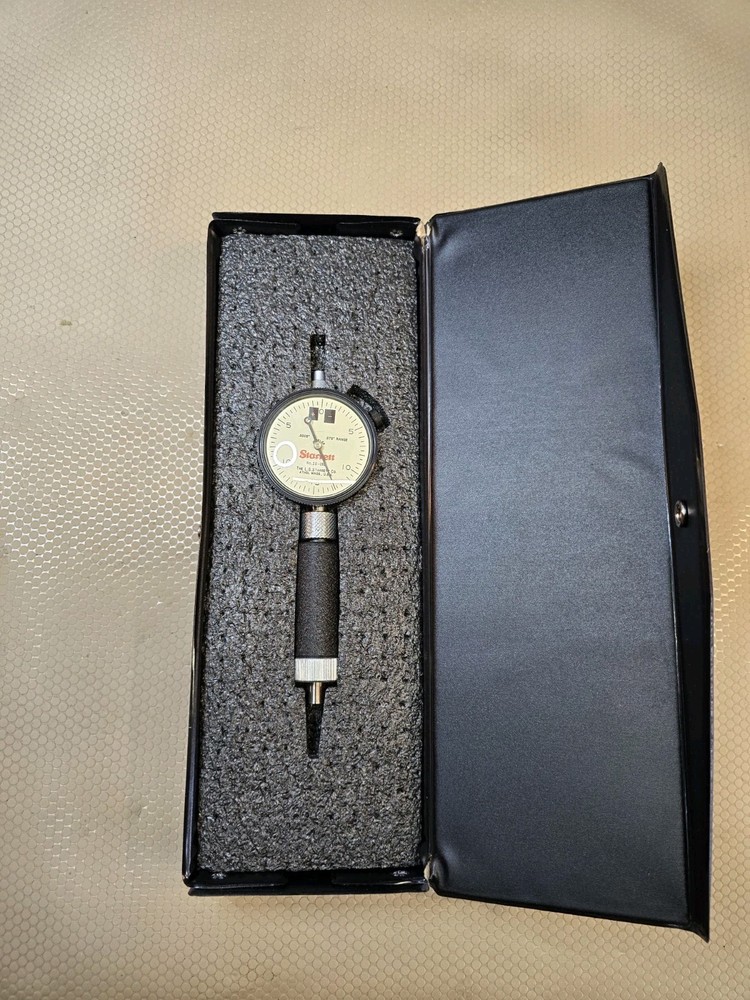 Starrett No. 25-136 SMA/M Test Indicator Dial Chamfer Indicator Set