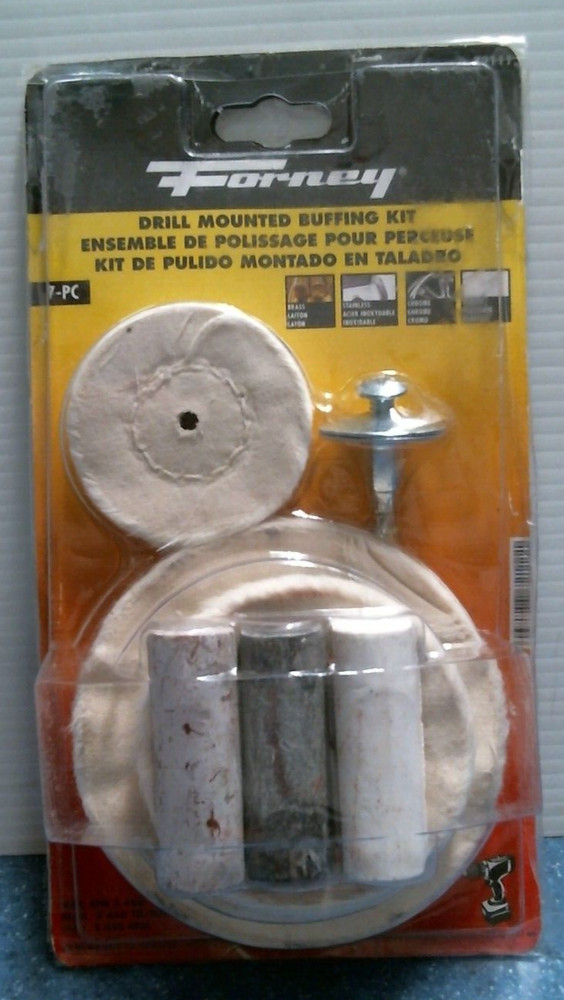Forney Drill Mounted Buffing Kit, 7 pc.  (72111)  FS