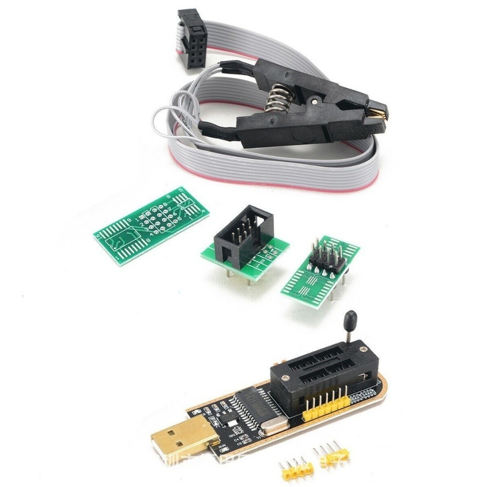 CH341B For EEPROM Programmer Tool for SOIC8 Clips Backup Erase and Program