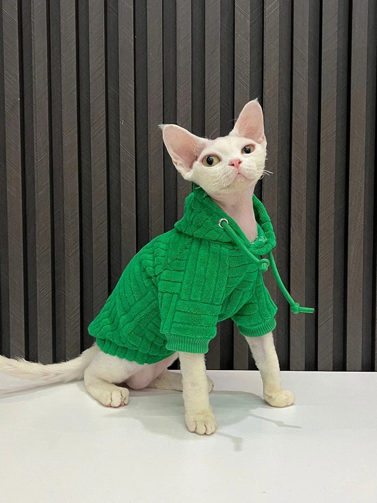 Luxury Materials Cat Cloths Sphynx Sweatershirt Devon Rex Coat Turtleneck Unders