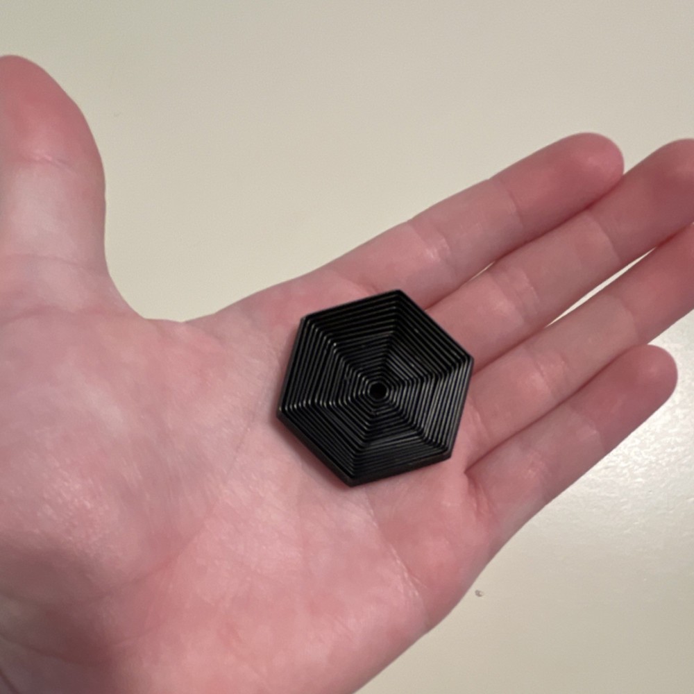 3-D printed￼Hexagon fidget