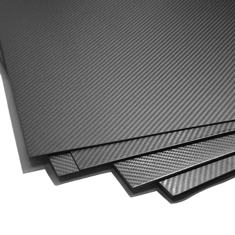 3K Carbon Fiber Sheet Plate Panel Cutting Processing CNC Custom Service