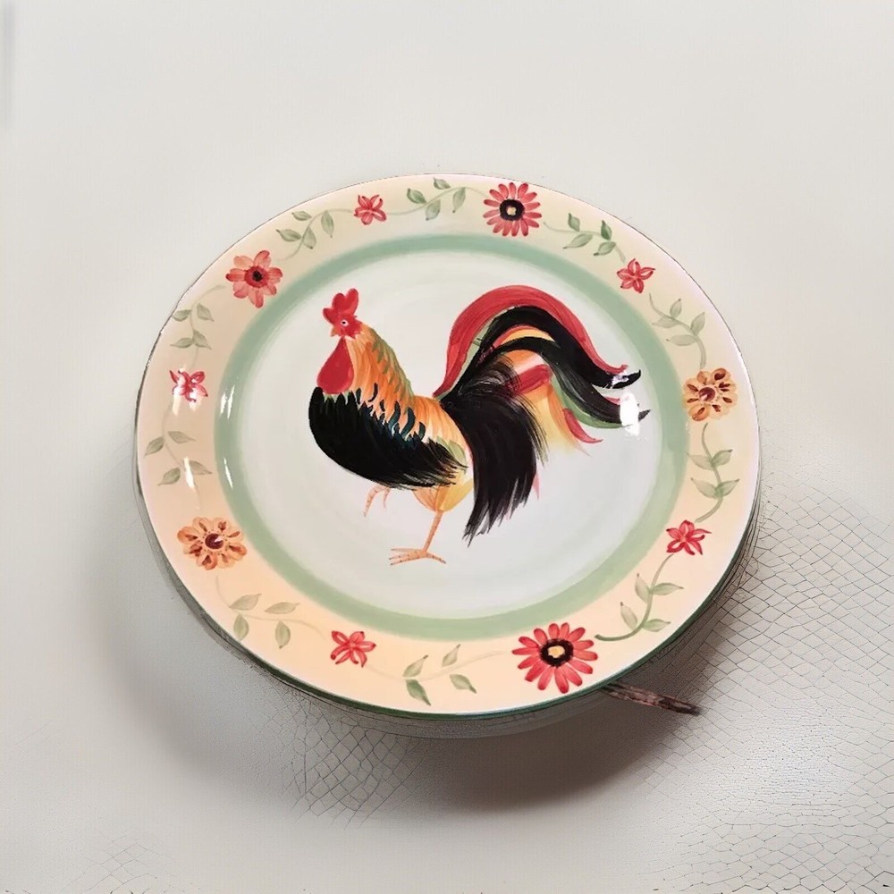 Pfaltzgraff DINNER PLATE Dinnerware Daybreak Pattern  10.75"  Chicken Rooster