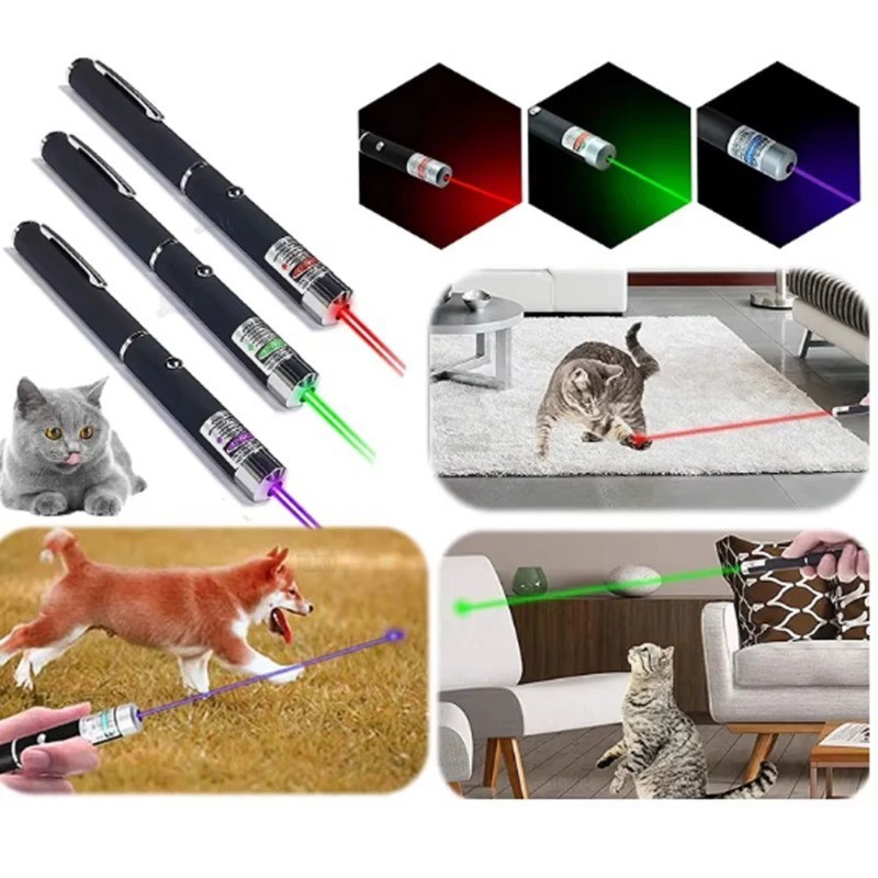 Compact Laser Pointer & Flashlight Combo - Perfect Cat Gift (Dual-Function)