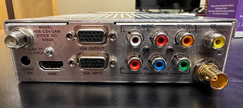 Blonder Tongue MPEG2 Encoder HDE-CSV-QAM with HD-SDI & HDMI