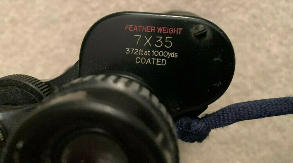 Vintage Regency 7x35 Featherweight Binoculars Sharp/Clear Missing Strap No Case